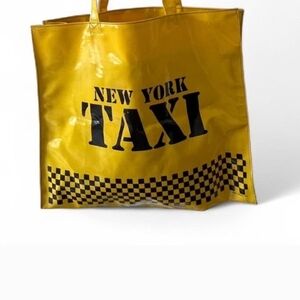 Yellow New York Taxi Tote Bag